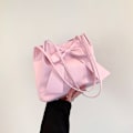 Pikkukuva 1 / 8: Fashion Bow Käsilaukut Naisten Olkalaukut Vapaa-ajan Kainalo B Pink