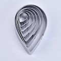 Miniatyrbilde 2 av 8: 7PCS Blomsterhjerteform Mousse Ringform Rustfritt Stål C