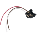 Miniatyrbillede 1 af 6: Sort Bil H7 Nærlys Lygte Forlygte Pæreholder Adapter Harnes