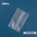 Miniatyrbillede 1 af 8: 100 Stk Tykkere hine Seal Poser Klar Frosted Biscuit DIY Bagning 5.8*8.5cm