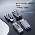 Miniatyrbilde 2 av 8: 1 stk USB C til Micro B-adapter USB3.0 Type C hunn til Micro B C A3