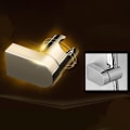 Miniatyrbilde 7 av 8: Justerbar ABS Chrome håndholdt dusjholder Bracket Rail Brack