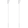 Miniatyrbillede 6 af 8: Bogstaver Øreringe Line For Women Letter Chain Tassel Drop Hangin H