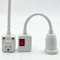 Miniatyrbillede 3 af 8: 1 Stk LED-pære E27 Fatning Lampeholder Adapter Konverter A