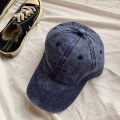 Miniatyrbillede 1 af 5: Nye baseballkasketter til mænd og kvinder. Justerbar Casual Cotton Sun Navy blue
