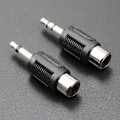 Miniatyrbillede 2 af 5: 1 Stk RCA Jack-stik til stik 3,5 MM Mono Stereo-stikadapter A