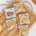 Miniatyrbillede 5 af 8: 100 stk Snowflake Crisp Cookie emballagepose Selvklæbende pose B 100pcs