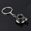 Miniatyrbilde 1 av 6: Mini Turbo Turbolader nøkkelring Spinning Turbine nøkkelring Gun Black