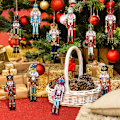 Miniatyrbilde 5 av 8: 12/24/36 stk Jule-Nøtteknekker Trepyntsett Jul 12PCS