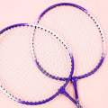 Miniatyrbild 6 av 8: 2st/ Set Badmintonracket Amatör Primär Badmintonracket Trai Random Color with bag