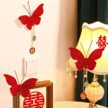 Miniatyrbild 6 av 8: 2st Style Röd Bröllopsfjäril Hängande Sovrum Vardagsrum W Red