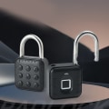 Miniatyrbillede 2 af 8: Smart biometrisk fingeraftryk Smart dørlås Nøglefri hurtig oplåsning Password Lock