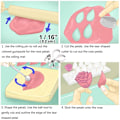 Miniatyrbilde 7 av 8: 7PCS Blomsterhjerteform Mousse Ringform Rustfritt Stål C