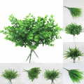 Miniatyrbilde 3 av 8: Kunstig s Leaf Løvverk Bush Hjemmekontor Hage Bryllup Deco H