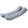 Miniatyrbilde 1 av 8: Sykkelbremsehåndtaksdeksel TPR MTB Grips Sykkelstyre Prot Gray