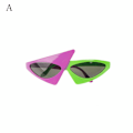 Miniatyrbilde 1 av 8: hiphop grønn rosa kontrastfarge roy purdy asymmetrisk triangula A