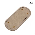Pikkukuva 1 / 8: 22*10cm pitkä pohja neulotulle laukkulle Nahkalaukun pohja Käsintehty B A4