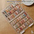 Miniatyrbillede 1 af 8: Falske neglespidser Nail Art Opbevaringsboks Container Tomme neglespidser L