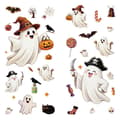 Miniatyrbild 6 av 8: 1/2 ark e Halloween Spöke Fönsterdekaler Avtagbara Levande Pri A3