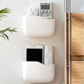 Miniatyrbilde 4 av 8: Veggmontert lagringsstativ Multifunksjons lagringsboks Fjernkontroll Con A