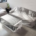 Miniatyrbilde 3 av 8: 1PC plast møbel støvdeksel 1