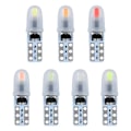 Miniatyrbilde 2 av 5: 5 stk T5 Led Car Interiør Lys Indikator Dashboard Måler White