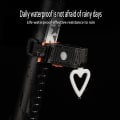 Miniatyrbilde 6 av 8: Photon Drop Light USB oppladbar sykkelbaklykt 3 Light M 8