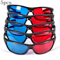Pikkukuva 1 / 8: Kehys Punainen Sininen 3D-lasit Dimensional Anaglyph Movie Game D Black 80*58*35CM
