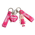 Pikkukuva 7 / 8: Vaaleanpunainen Barbie-avainnippu nukkeriipus Love Key Ring case A