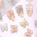 Pikkukuva 5 / 8: 3 kpl Nail Art Charm 3D Cat's Eye Butterfly strassit Nail Dri C 3Pcs
