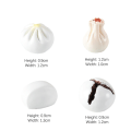 Miniatyrbilde 1 av 8: 1:12 Dukkehus Miniatyrkake Brød Egg Terte Tekannebrett Breakf A3 4Pcs