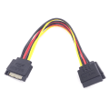 Pikkukuva 2 / 5: SATA II -kiintolevyvirta 15- power SATA-uros ja 2 naaras 15-nastainen power