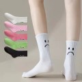 Miniatyrbilde 3 av 8: Smilende ansikt Dame Sokker Kawaii e Funny Cotton Sokker Glad Varm A5