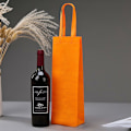 Miniatyrbilde 3 av 8: 1 stk vinflaske gaveposer i non-woven stoff med håndtak for bryllup WineRedDouble