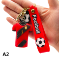 Pikkukuva 7 / 8: Jalkapallo Jersey avaimenperä ja avaimenperä Muoti parilaukku koristeena A1