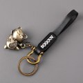 Pikkukuva 4 / 5: Lucky Cat nahka köysi Vintage avaimenperä riipus Kiinteä Lucky Key A2