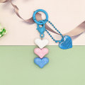 Miniatyrbillede 7 af 8: Love Keychain Øretelefon Beskyttende Cover Øretelefon Beskyttende Case Red