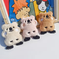 Miniatyrbild 8 av 8: e Plysch Bear Nyckelring Gosedjur Doll Toy Ryggsäck Bag Pend A1