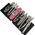 Miniatyrbilde 7 av 7: 7 STK Hjerte Stjerne Brev Rhinestone Duckbill Clip Bangs Clip Girl