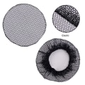 Pikkukuva 7 / 8: Pieni reikäinen musta elastinen mesh Snood Hair Net Nump Cover pallolle F