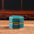 Miniatyrbilde 1 av 8: Hexagonal Tinplate Oppbevaringsboks Lufttett Beholder Tankveske for StyleE S