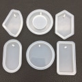 Miniatyrbillede 2 af 8: Nøglering vedhæng Form Sæt DIY Pendant Resin Form Krystal Epoxy A4