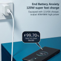 Pikkukuva 3 / 7: 120 W 10 A USB Type C USB -kaapeli Super Fast Charing Line Mobilille 1m