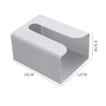 Miniatyrbilde 8 av 8: Selvklebende vevboksholder for vevboks, vevholder for veggmontering Gray