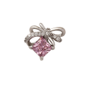 Pikkukuva 6 / 8: Nail Art Diamond Bow Pendant Korut Kevyt Ylellinen Hopeavoi A6