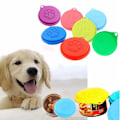 Miniatyrbillede 1 af 6: Pet Hund Kat Opbevaringsdåse Blikdæksel Låg Top Cap Random Color Reu