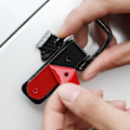 Miniatyrbillede 3 af 5: 1 Par Auto Bumper Clip Hasp Fastener Clip Universal Security Ho A1