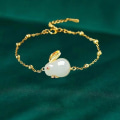Miniatyrbilde 3 av 5: 1PC/par Halskjede Armbånd Øredobber Ring Lucky Jade anheng Je A1
