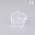 Miniatyrbilde 1 av 8: 1 stk. Oppbevaringsbokslokk Gemstone Display Mynt Clear Container Spes A2