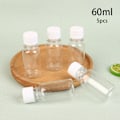 Miniatyrbilde 1 av 8: 5 stk 60 ml små plastflasker ingefærskuddflasker med lokk M 5pcs